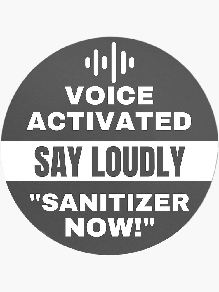 Voice Activated Prank Sticker  Sticker for Sale by dvkr