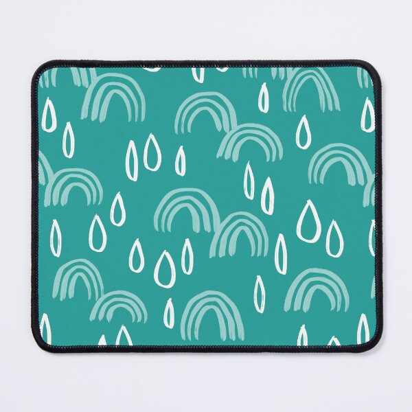 Item preview, Rainbow Rain Pattern - Teal designed and sold by illocharm.
