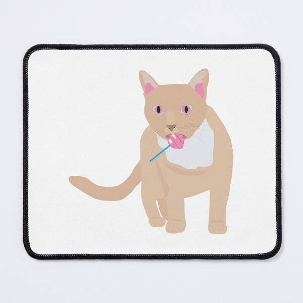 Item preview, Cat Licking a Pink Lollipop designed and sold by idovedesign.