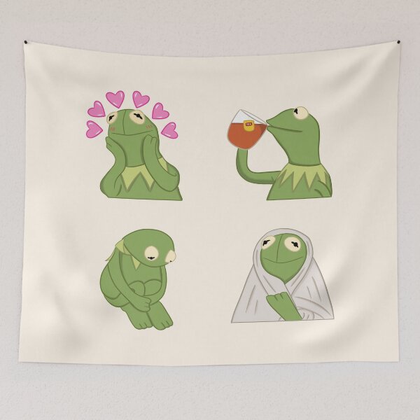 Item preview, Kermit Memes Sticker Pack designed and sold by zizouuu.