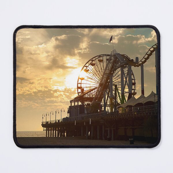 Item preview, Santa Monica Pier California Evening Sunset designed and sold by Piper-Deals.