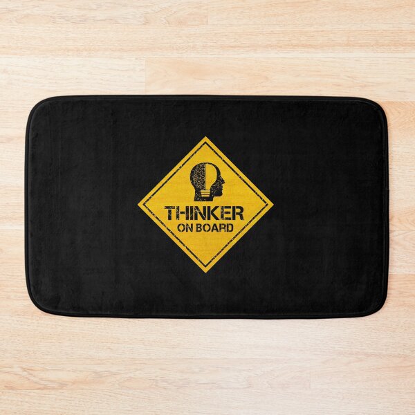 Item preview, Thinker On Board - Stickers for Cars designed and sold by CAUTION SHOP.
