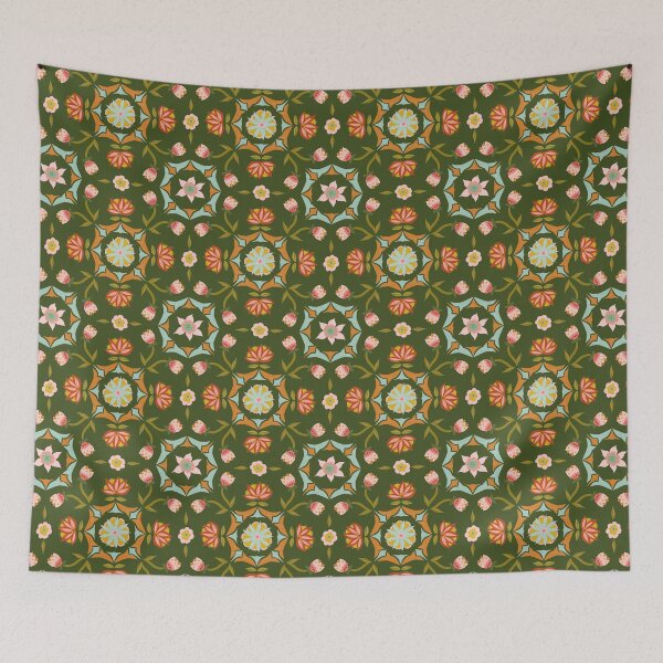 Item preview, Floral Tile designed and sold by gabrielleneil.