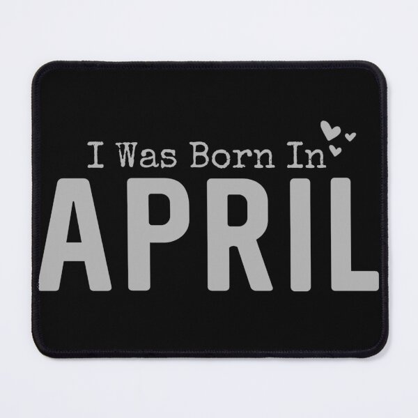 Item preview, I was Born in April designed and sold by Digital Lama Creations.