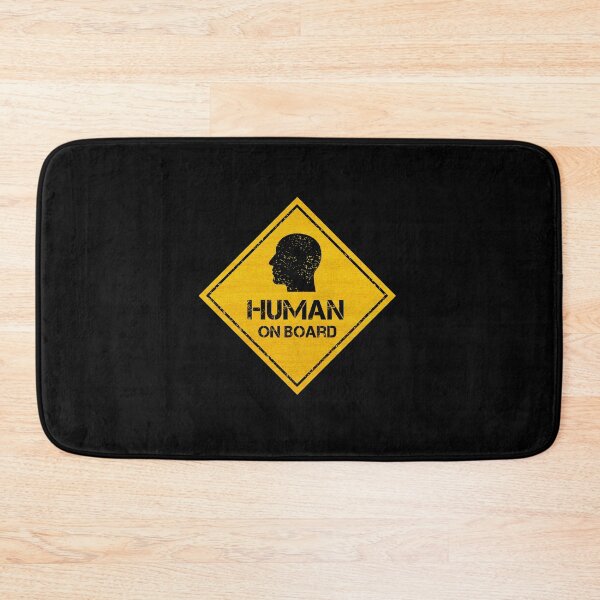 Item preview, Human On Board - Stickers for Cars designed and sold by CAUTION SHOP.