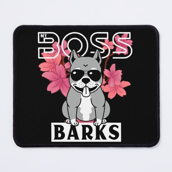 Item preview, Bulldog Boss Barks designed and sold by ProMySign.