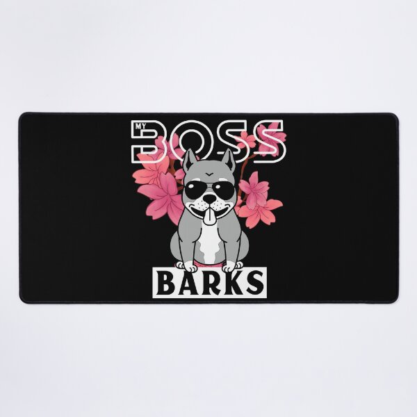 Item preview, Bulldog Boss Barks designed and sold by ProMySign.