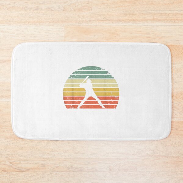 Item preview, Vintage Baseball Batter Swinging Retro Sunset designed and sold by Eliss3Lilly.