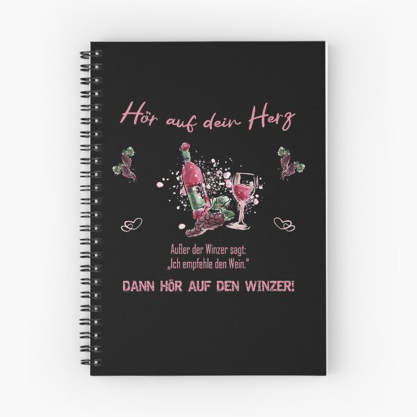 Item preview, Listen to your heart - for wine drinkers -vintners- joke designed and sold by Shirt-Designs.