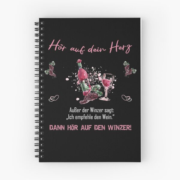 Item preview, Listen to your heart - for wine drinkers -vintners- joke designed and sold by Shirt-Designs.