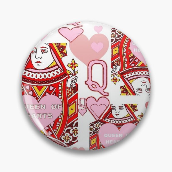 Item preview, CASINO NIGHTS PINK QUEEN HEARTS ABSTRACT ART designed and sold by sharlesart.