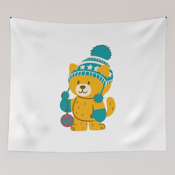 Item preview, Cat Celebrating Christmas designed and sold by Axi35.