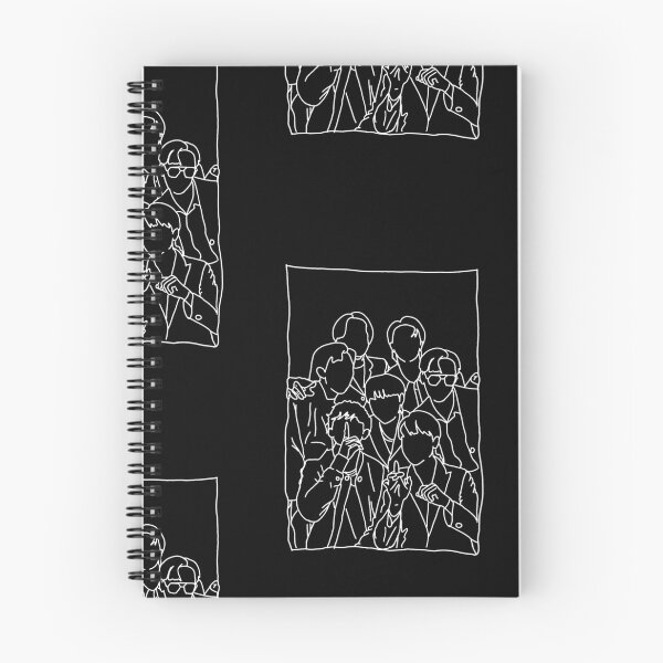 Item preview, BTS line art  designed and sold by BoraByeol.