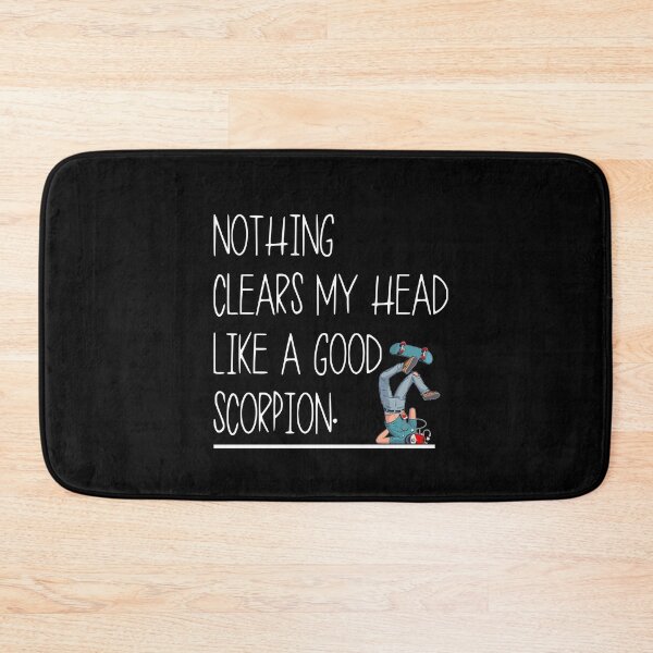 Item preview, Funny Skater,  Nothing Clears My Head Like A Good Scorpion , Skate Boarding Sports Fan Gift, Skating , Skater Gift, Gift for skater Funny Meme Gift for Best Friend boyfriend girlfriend designed and sold by joygift369.