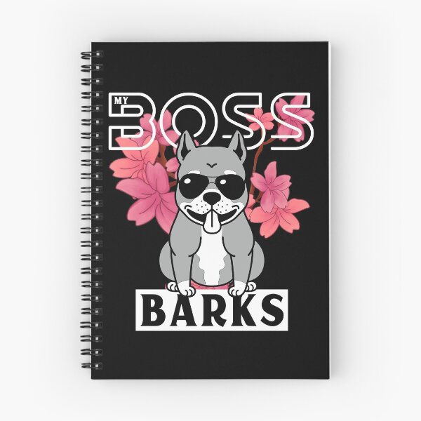 Item preview, Bulldog Boss Barks designed and sold by ProMySign.