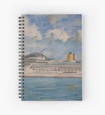 The Cruise Ship Aurora Spiral Notebook
