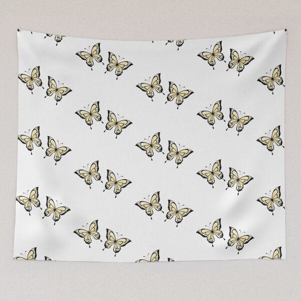 Item preview, yellow butterflies designed and sold by kaelinmeicher.