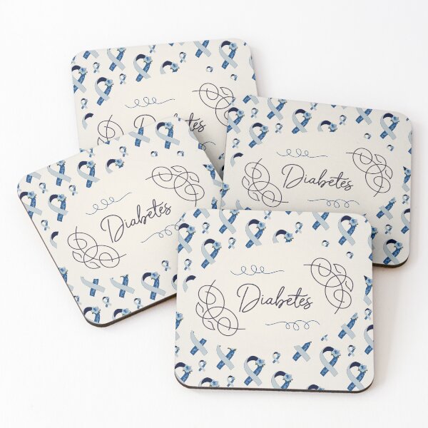 Item preview, Diabetes Awareness, Diabetes Ribbon Pattern designed and sold by AnsDesigns.