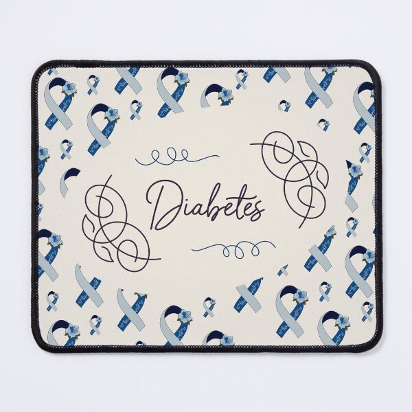 Item preview, Diabetes Awareness, Diabetes Ribbon Pattern designed and sold by AnsDesigns.