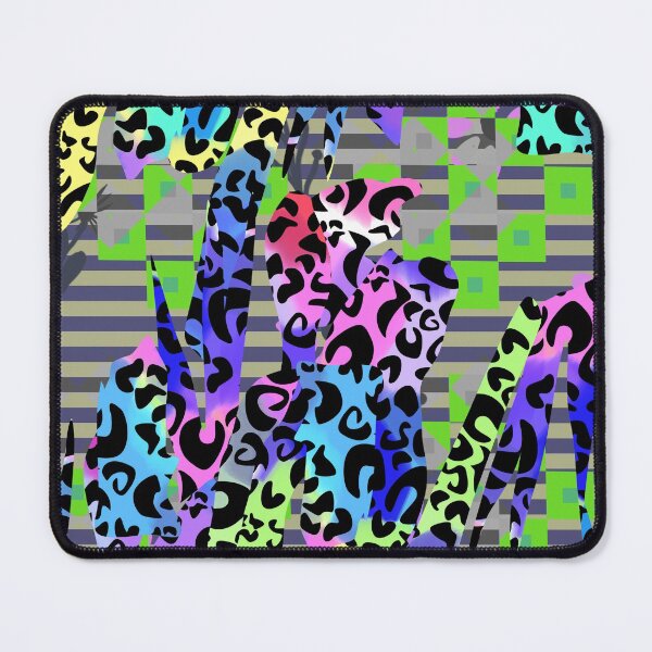 Item preview, Modern collage art geometric with animal print designed and sold by Elena Ivan - Papadopoulou.