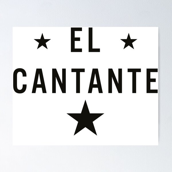 Item preview, El Cantante designed and sold by OurLatinThing.