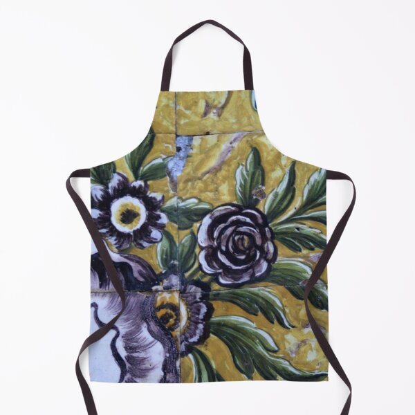 Item preview, Antique floral ceramic tiles 1 designed and sold by Anna Lemos.