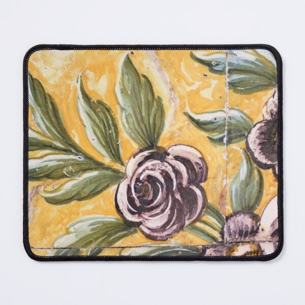 Item preview, Antique floral ceramic tiles 2 designed and sold by Anna Lemos.