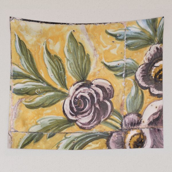 Item preview, Antique floral ceramic tiles 2 designed and sold by Anna Lemos.
