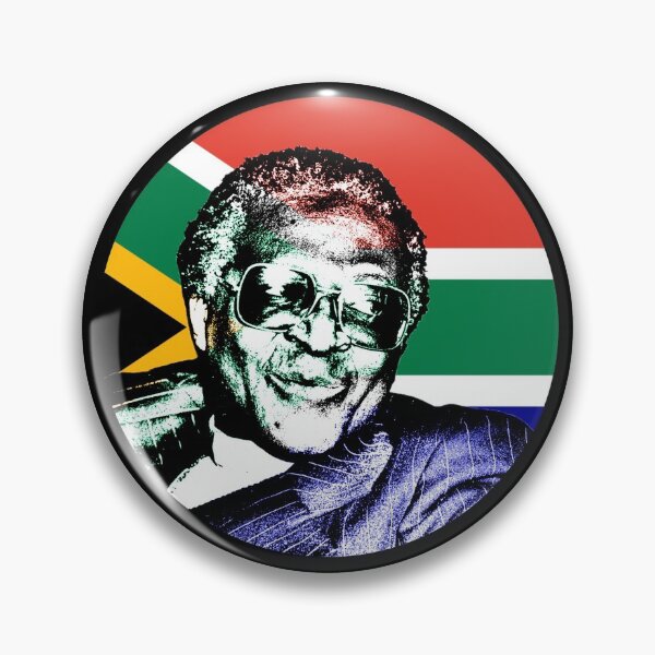 Item preview, Desmond Tutu South African Flag designed and sold by RevolutionInPaint.