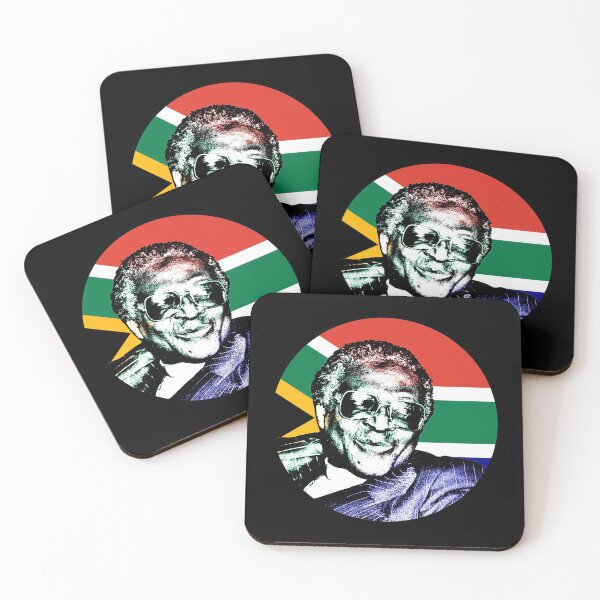 Item preview, Desmond Tutu South African Flag designed and sold by RevolutionInPaint.