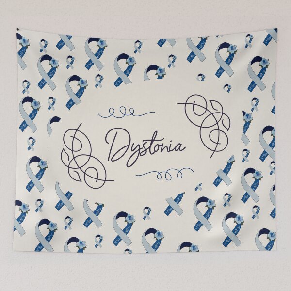 Item preview, Dystonia Awareness, Dystonia Ribbon Pattern designed and sold by AnsDesigns.