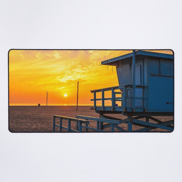 Item preview, Santa Monica Beach California Evening Sunset designed and sold by Piper-Deals.