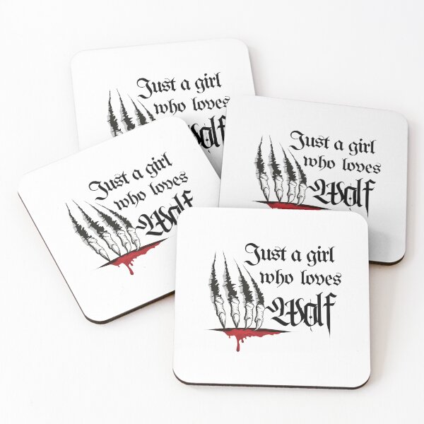 Item preview, Just A Girl Who Loves Wolf in Gothic Style  designed and sold by kongju.