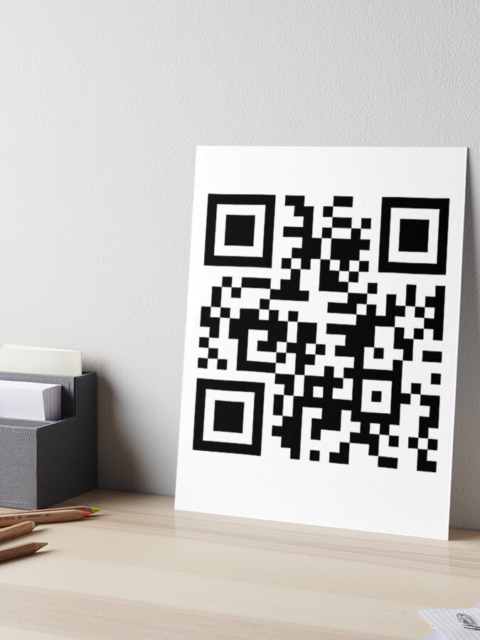 Rick Roll QR Code Pixelart, creation #17483