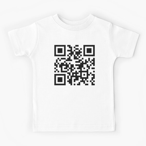 Rick Roll - QR Code Kids T-Shirt for Sale by NikkiMouse82