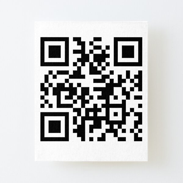 rick roll qr code moletom com capuz