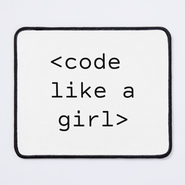 Item preview, Code Like a Girl designed and sold by Inspirationmotivation.