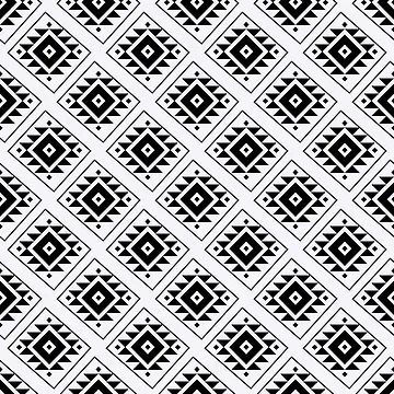Artwork thumbnail, Aztec Symbol Pattern  by morara