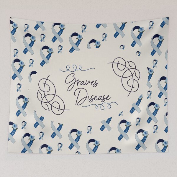 Item preview, Graves Disease Awareness, Graves Disease Ribbon Pattern designed and sold by AnsDesigns.