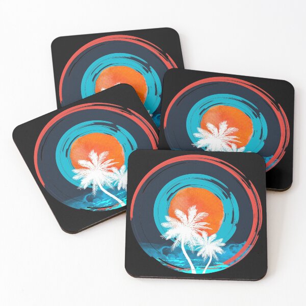 Item preview, BEACH-SUNSET-BACKGROUND designed and sold by Dolphinstyle.