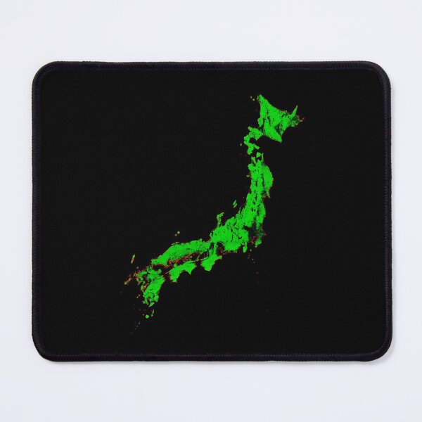 Item preview, Japan Forest Cover Map with Black Background designed and sold by GrasshopperGeo.