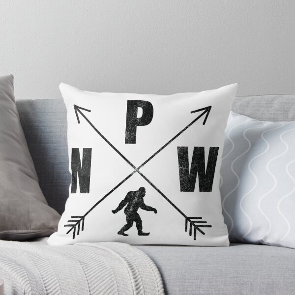 Item preview, Distressed PNW Bigfoot Crossed Arrows designed and sold by RoguePixel.
