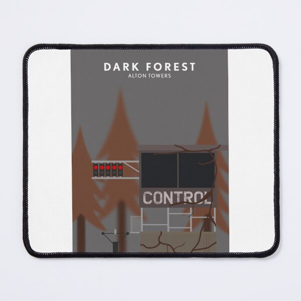 Item preview, Alton Towers Dark Forest Print designed and sold by RykerTilloe.