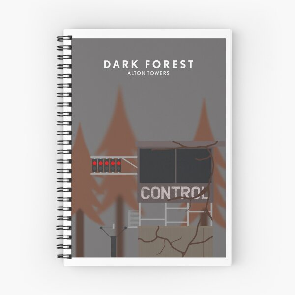 Item preview, Alton Towers Dark Forest Print designed and sold by RykerTilloe.