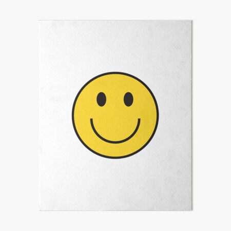 Smiley Face Emoji Art Board Prints For Sale Redbubble