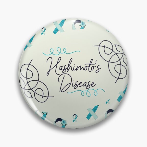 Item preview, Hashimoto’s Disease Awareness, Hashimoto’s Disease Ribbon Pattern designed and sold by AnsDesigns.