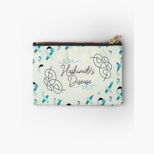 Item preview, Hashimoto’s Disease Awareness, Hashimoto’s Disease Ribbon Pattern designed and sold by AnsDesigns.