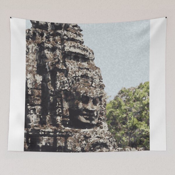 Item preview, CAMBODIA Siem Reap Angkor Wat Buddha Carving designed and sold by VoyageVectors.