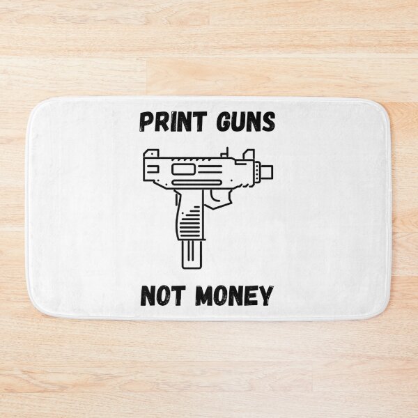 Item preview, Print Guns Not Money designed and sold by Hab2.