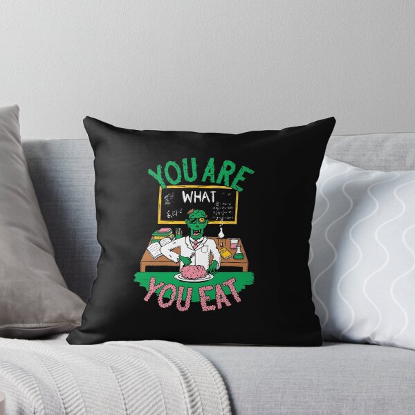 Item preview, You Are What You Eat - Brainy Zombie designed and sold by GeekyMumDesigns.